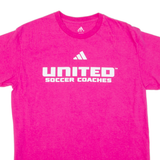 ADIDAS Womens T-Shirt Pink M