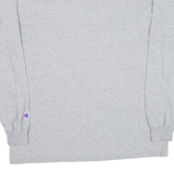 CHAMPION California Lutheran University Mens T-Shirt Grey Long Sleeve USA L