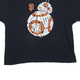 MAJESTIC Mens T-Shirt Black 2XL