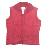 CALVIN KLEIN JEANS Womens Gilet Red Nylon M