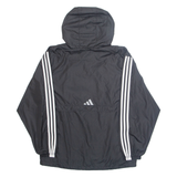 ADIDAS National Championships Mens Pullover Jacket Black Hooded S