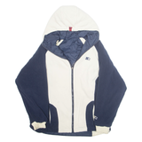 STARTER Mens Jacket Blue Hooded XL