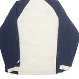 STARTER Mens Jacket Blue Hooded XL