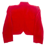 ALLOVETTE Womens Blazer Jacket Red S