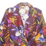 C.H.U Womens Jacket Red Floral S