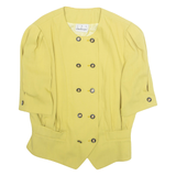 SCHNEBERGER Womens Blazer Jacket Yellow M