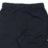 DICKIES Mens Workwear Shorts Black Loose XL W40