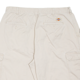 DICKIES Mens Workwear Shorts Beige Relaxed M W34
