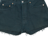 LEVI'S 501 Womens Denim Shorts Green Relaxed M W30