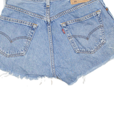 LEVI'S 501 Womens Denim Shorts Blue Relaxed L W33