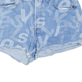 LEVI'S 501 BIG E Womens Denim Shorts Blue Relaxed XS W26
