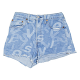 LEVI'S 501 BIG E Womens Denim Shorts Blue Relaxed XS W26