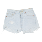 LEVI'S 501 Womens Denim Shorts Blue Relaxed M W30