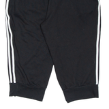 ADIDAS Womens Pedal Pushers Shorts Black Relaxed XL W34