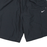 NIKE Mesh Lining Mens Swimming Shorts Black Relaxed L W30