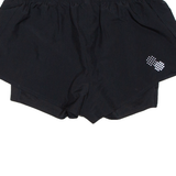 REEBOK Womens Sports Shorts Black Relaxed S W30