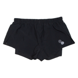 REEBOK Womens Sports Shorts Black Relaxed S W30