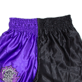 BLITZ Thai Boxing Mens Sports Shorts Purple Relaxed XL W34