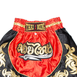 Thai Boxing Mens Sports Shorts Red Relaxed M W22