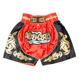 Thai Boxing Mens Sports Shorts Red Relaxed M W22