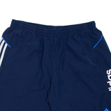 ADIDAS Mesh Lining Mens Sports Shorts Blue Relaxed XL W32
