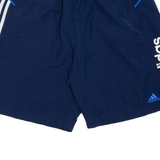 ADIDAS Mesh Lining Mens Sports Shorts Blue Relaxed XL W32