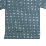 BERT PULITZER Mens Polo Shirt Green 90s Diamond L