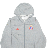 ADIDAS Mens Grey Hoodie Full Zip M