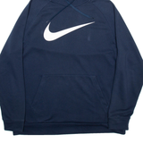 NIKE Mens Blue Hoodie L