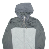 NIKE Mens Grey Hoodie Full Zip S