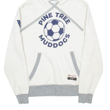 CHAMPION Pinetree Muddogs Mens Cream Hoodie M