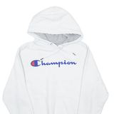 CHAMPION Mens Green Hoodie S