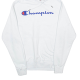 CHAMPION Mens Green Hoodie S