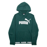 PUMA Mens Green Hoodie S
