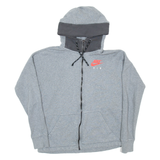 NIKE Mens Grey Hoodie Full Zip S