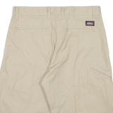 DICKIES Mens Workwear Shorts Beige M W30