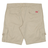 DICKIES Womens Workwear Shorts Beige UK 16 W38