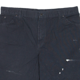 DICKIES Mens Workwear Shorts Black L W36