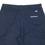 DICKIES Mens Workwear Shorts Blue XL W38