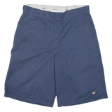 DICKIES Mens Workwear Shorts Blue L W36