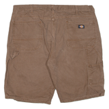 DICKIES Mens Workwear Shorts Brown XL W40