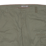 DICKIES Womens Workwear Shorts Green UK 18 W40