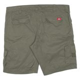 DICKIES Womens Workwear Shorts Green UK 18 W40