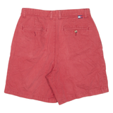 TOMMY HILFIGER Mens Chino Shorts Red M W31