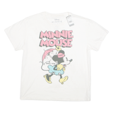 DISNEY Minnie Mouse Umbrella Womens T-Shirt White USA 2XL