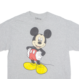 DISNEY Mickey Mouse Mens T-Shirt Grey USA L