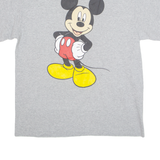 DISNEY Mickey Mouse Mens T-Shirt Grey USA L