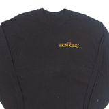 DISNEY Lion King Mens T-Shirt Black Long Sleeve USA S