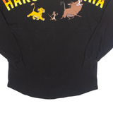 DISNEY Lion King Mens T-Shirt Black Long Sleeve USA S