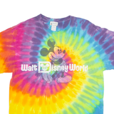 DISNEY Tie Dye Walt Disney World Mens T-Shirt Green USA L